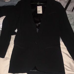 H&m long work blazer